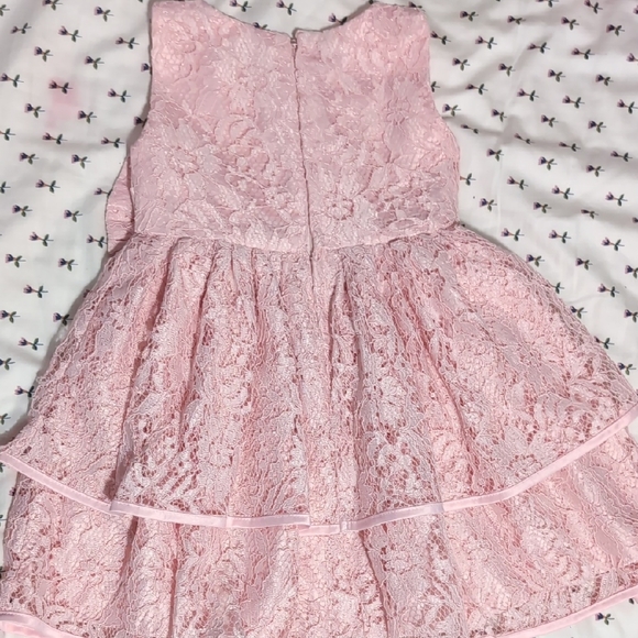 Pink Sleeveless Scoop Neck Sundress - Picture 2 of 2